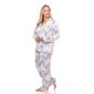 Plus Size White Mark 2pc. Long Sleeve Floral Pajama Set - image 3