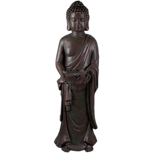 Northlight Seasonal 19.5in. Standing Buddha Outdoor Garden Statue