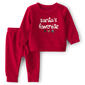 Baby Unisex (3-18M) Carter''s(R) Santa''s Favorite Top & Pants Set - image 1