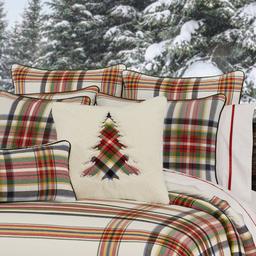 J. Queen New York Christopher Plaid Euro Sham