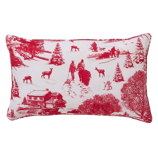 Hallmark Red Toile 4pc. Holiday Comforter Set