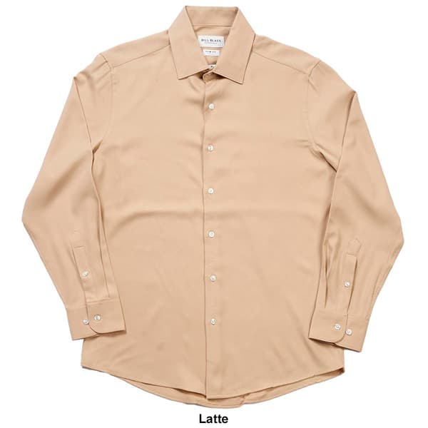 Mens Bill Blass Slim Fit Double Twill Dress Shirt