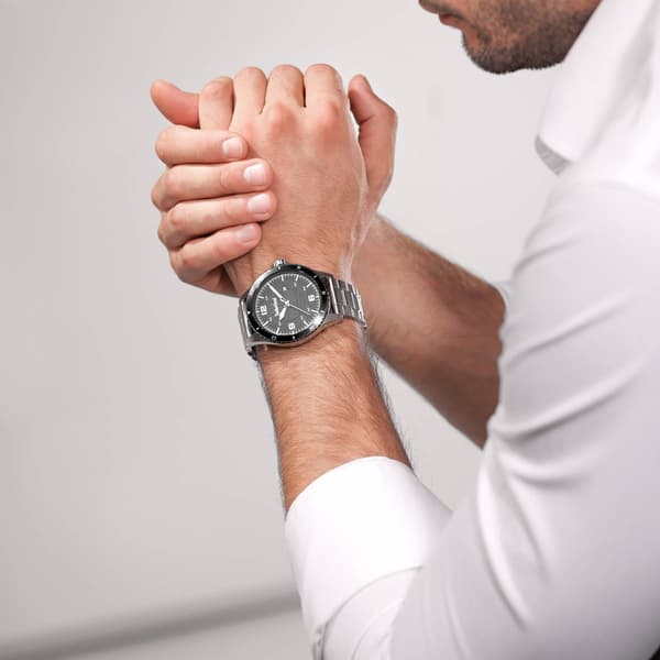 Mens Tmberland Sport Black Dial Silver Watch - TDWGH0010503