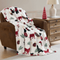 Hallmark Holiday Pets Plush Throw Blanket - image 1