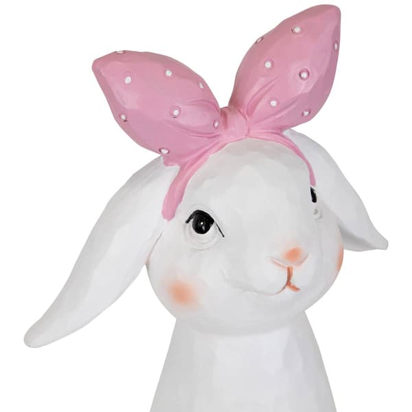 Northlight Seasonal Easter Bunny with Hair Bow Figurine