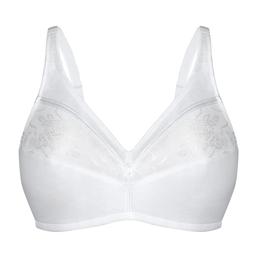 Womens Bestform Floral Trim Wire-Free Cotton Bra 5006233
