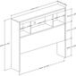 South Shore Spark Twin Bookcase Headboard - image 5