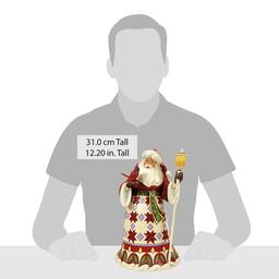 Jim Shore Santa Cardinal on Hand Christmas Figurine