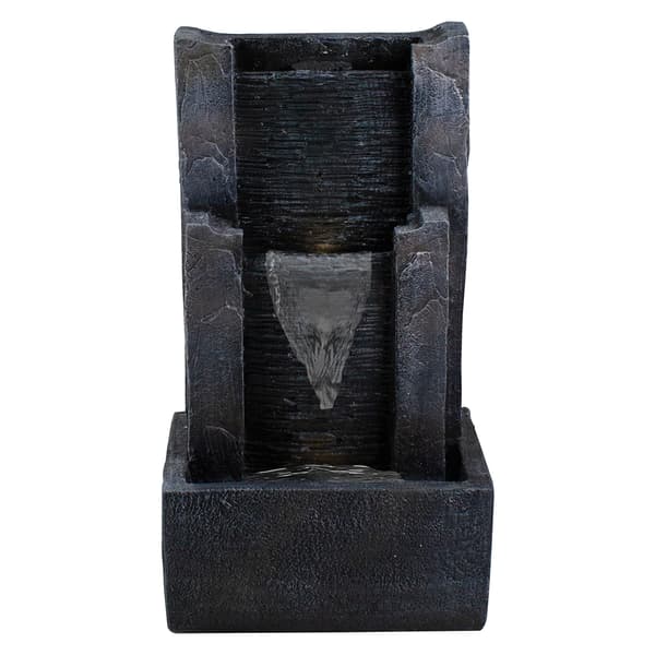 Northlight Seasonal 23.5in. Modern Three-tier Water Fountain
