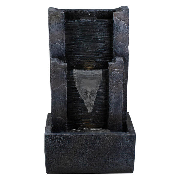 Northlight Seasonal 23.5in. Modern Three-tier Water Fountain - image 