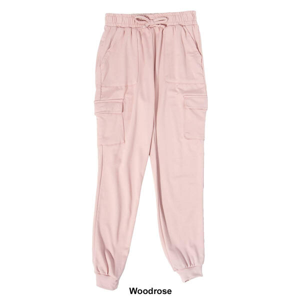 Girls &#40;7-16&#41; No Comment Fleece Backed Joggers w/ Cargo Pockets