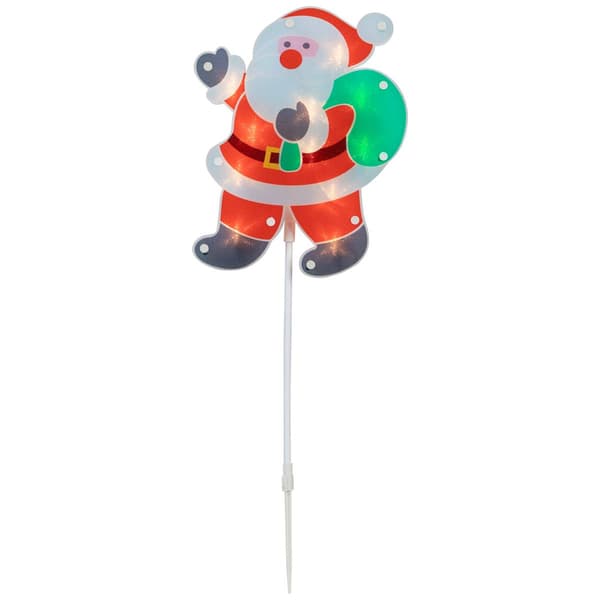 Northlight Seasonal Christmas Santa Pathway Markers - Set of 3