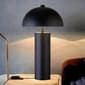 HomeRoots 27in. Black Dome Shade Metal Table Lamp - image 4