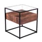 Southern Enterprises Olivern Glass End Table - image 2