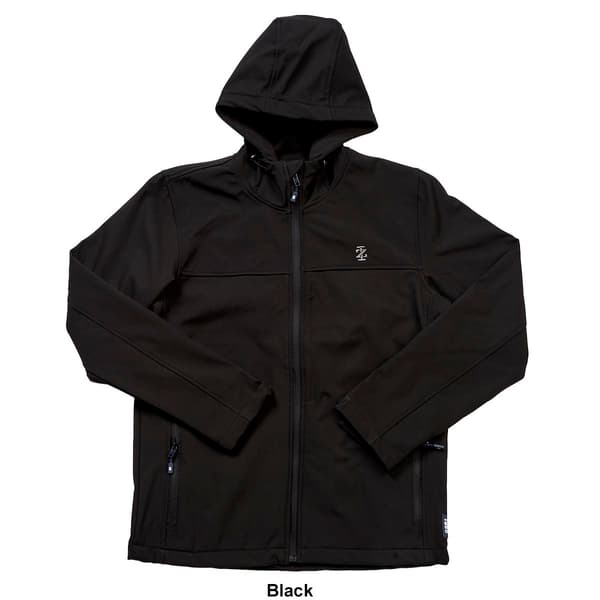 Mens IZOD&#174; Hooded Softshell Rain Jacket