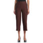 Womens Rafaella(R) Solid Pull On Cropped Dress Pants - image 1