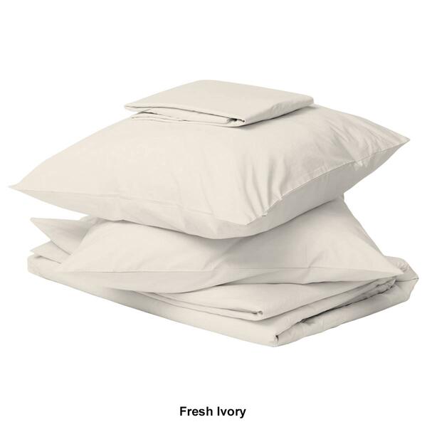 Purity Home Light Weight Organic Cotton Percale Sheet Set