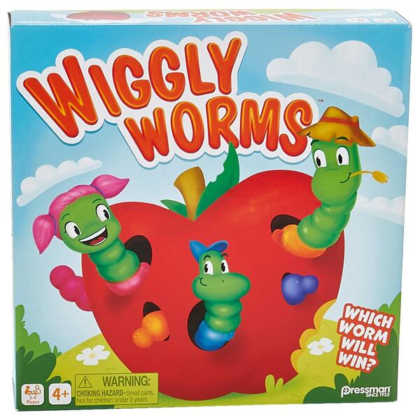 Pressman Wiggly Worms Matching Memory Game - image 