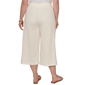 Plus Size Ruby Rd. Renaissance Romance Pull On Cargo Capris - image 1