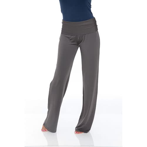 Womens White Mark Solid Palazzo Pants - image 
