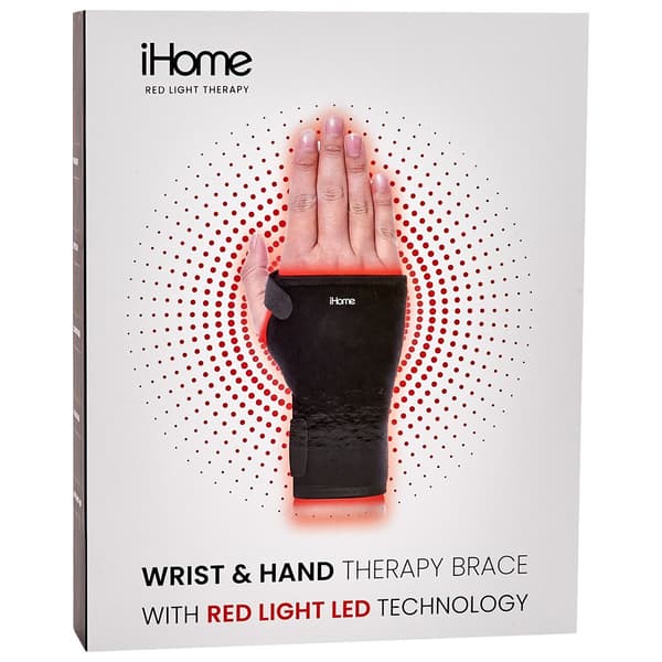 iHome Red Light Therapy Wrist & Hand Brace - image 