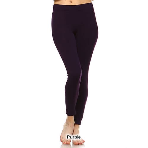 Womens White Mark Solid Skinny Leggings