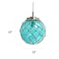 Elegant Designs Coastal Buoy Netted Ocean Sea Glass Pendant Light - image 6
