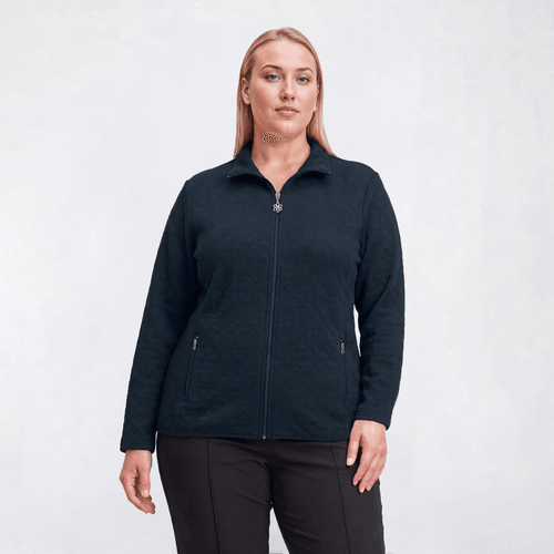 Plus Size Hasting & Smith Solid Quilted Jacket