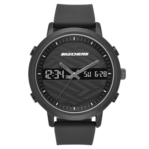 Mens Skechers Black Lawndale Analog & Digital Watch - SR5071 - image 