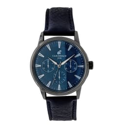 Caribbean Joe Mens Black Face & Black Strap Watch One Size Black :  : Clothing, Shoes & Accessories