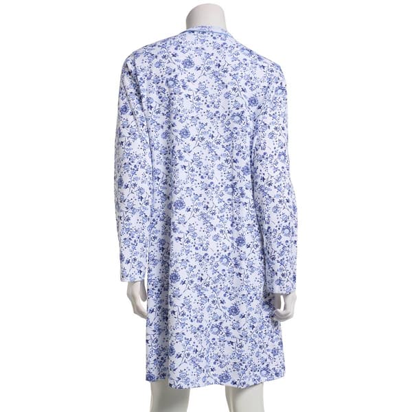 Womens Karen Neuburger Cluster Vines V-Neck Nightshirt
