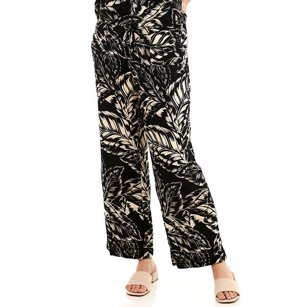 Womens Architect&#40;R&#41; Printed Pull On Wide Leg Pants with Pockets - image 