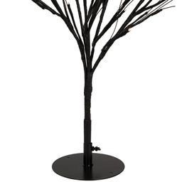 Northlight Seasonal 39in. LED Lighted Black Halloween Twig Tree