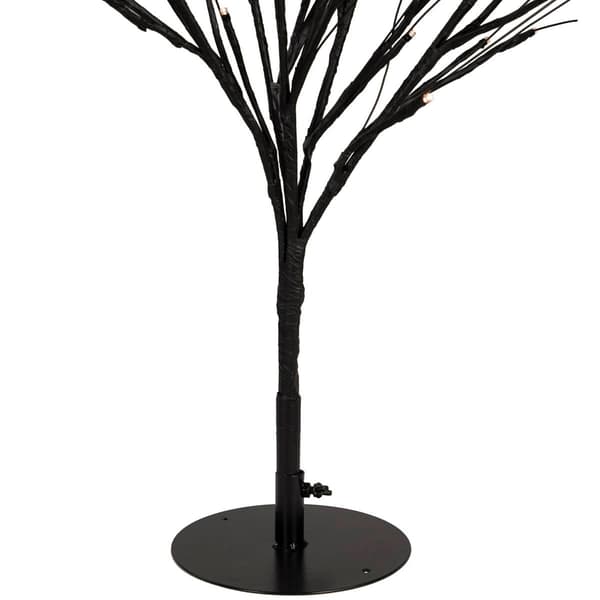 Northlight Seasonal 39in. LED Lighted Black Halloween Twig Tree