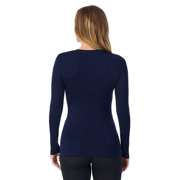 Womens Cuddl Duds® Softwear Stretch Long Sleeve Crew Neck