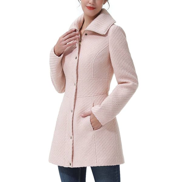 Womens BGSD Boucle Wool Walking Coat