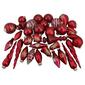 Northlight Seasonal 36-Piece Red Asymmetrical Ornament Set - image 1