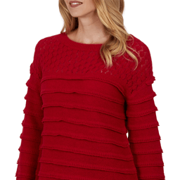 Petite Skye’s the Limit Fashion Essentials Ruffled Sweater