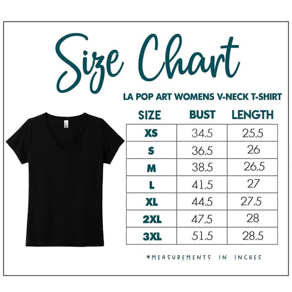 Womens LA Pop Art Halloween Heart Word Art Tee