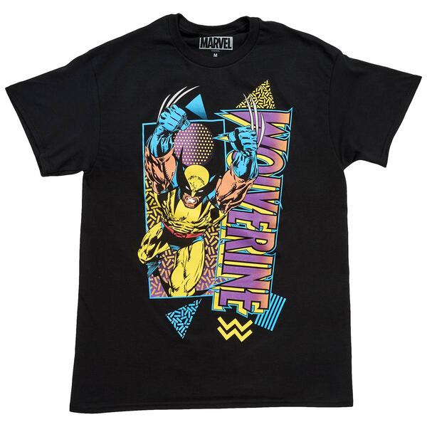 Young Mens Marvel Wolverine Short Sleeve Graphic Tee - image 
