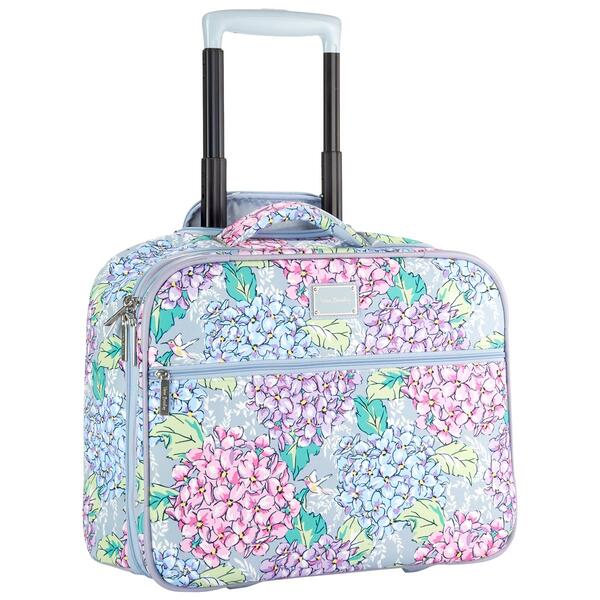 Vera Bradley Rolling Work Bag - Happy Hydrangea - image 