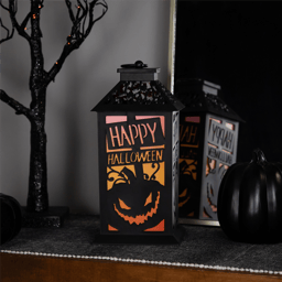 Northlight LED Lighted Jack-O-Lantern Happy Halloween Lantern