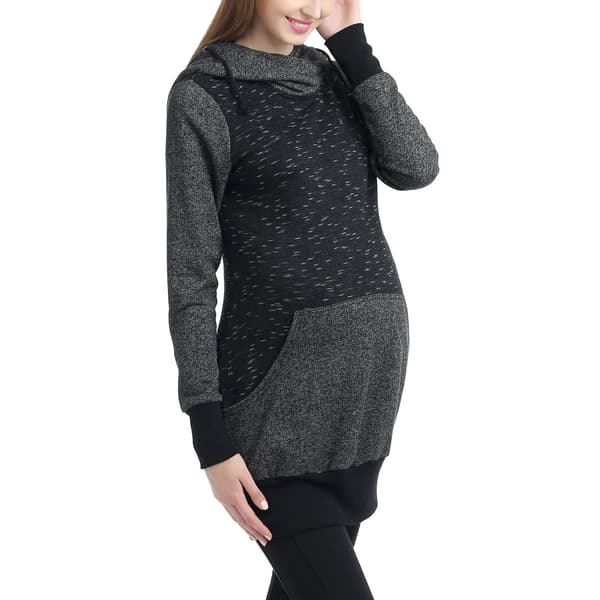 Womens Glow & Grow&#174; Cowl Neck Maternity Hoodie