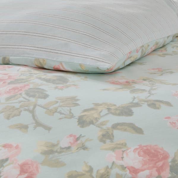 Laura Ashley Madelynn Cotton Reversible Duvet Cover Set
