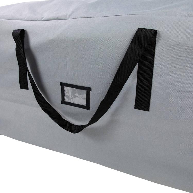 Northlight Seasonal Grey and Black Multipurpose Storage Bag