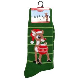 Mens Centric Brands Rudolph the Red-Nosed Reindeer(R) Crew Socks