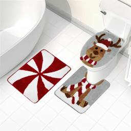 Avanti Holiday Reindeer 3pc. Bath Rug Set