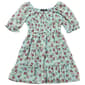 Girls &#40;7-12&#41; Trixxi Puff Sleeve Floral Chiffon Dress - image 1