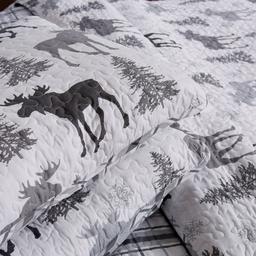 FreshFolds 3pc. Premium Nature Reversible Bedspread Quilt Set