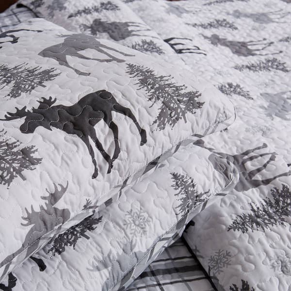 FreshFolds 3pc. Premium Nature Reversible Bedspread Quilt Set